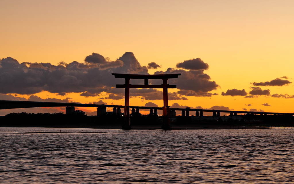 弁天島海浜公園の夕日 By 囮decoy Id 写真共有サイト Photohito