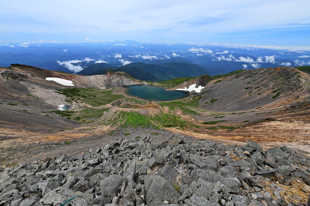 主峰、剣ヶ峰へ
