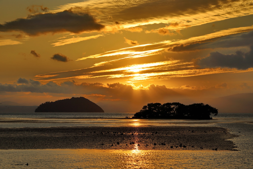 琵琶湖夕景②