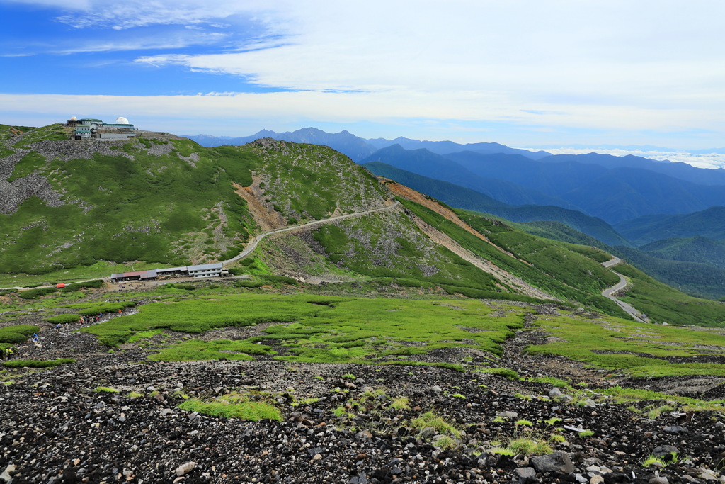 主峰、剣ヶ峰へ
