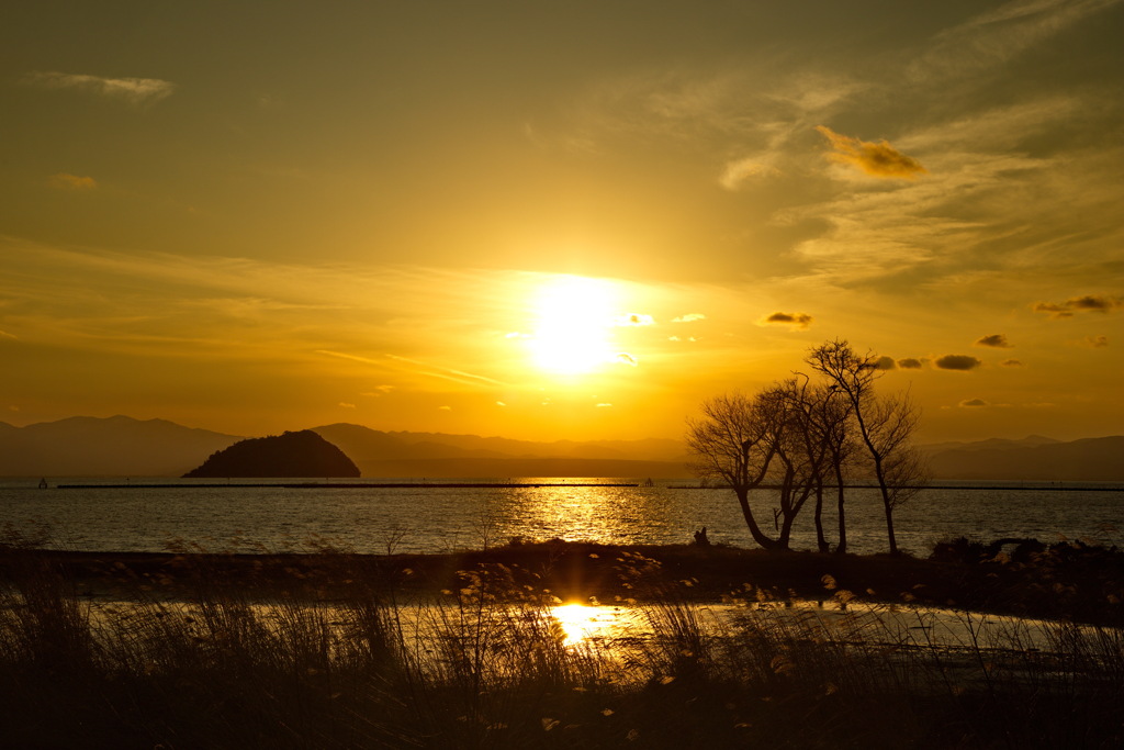 湖北夕景