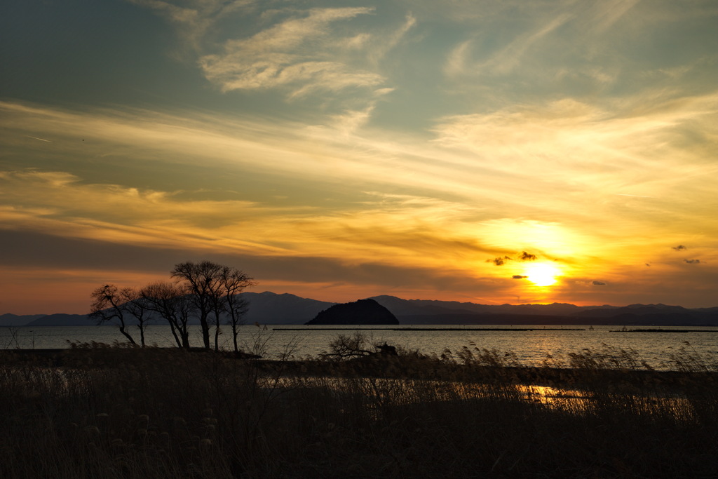 湖北夕景