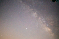 GRiiiで天の川撮ってみた