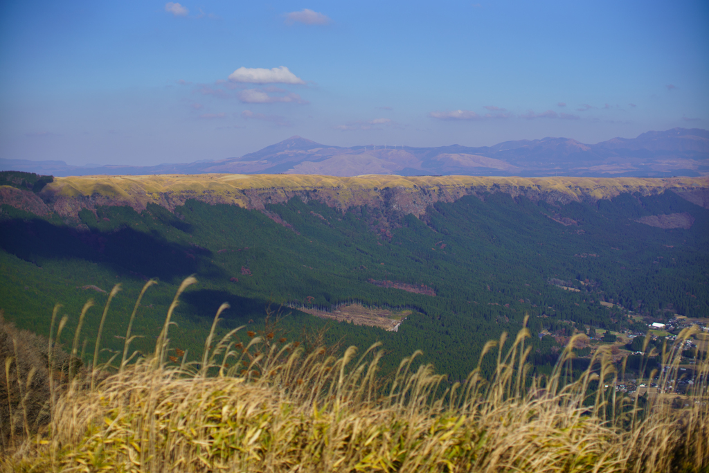 阿蘇のカルデラ