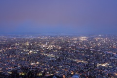 snowing in the purple