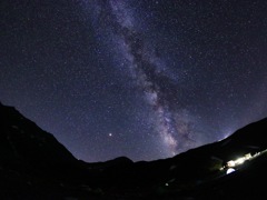 立山の星空