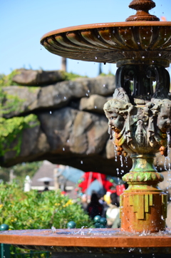 ちょっと前の噴水