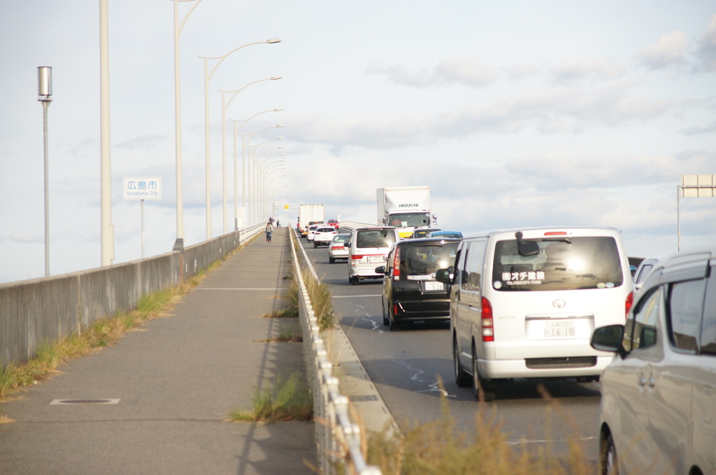 広島のべた踏み坂廿日市大橋①