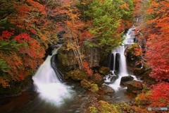 秋の龍頭の滝
