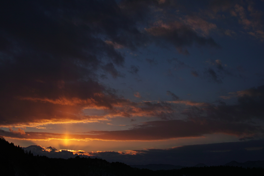 Sunset pillar