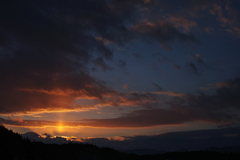 Sunset pillar