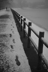 Winter footsteps