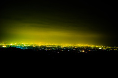関東平野　夜景