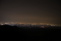 関東平野　夜景