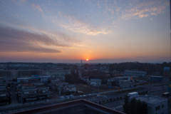 夕日