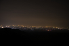 関東平野　夜景
