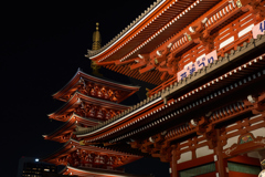 夜の浅草寺2