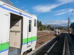 交換待ちの駅