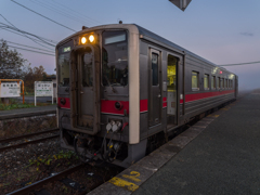 朝霧の抜海駅