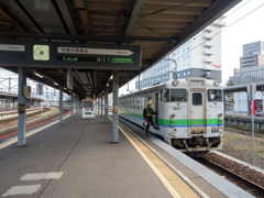 函館駅発長万部行き普通列車