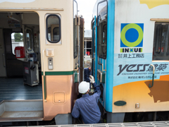 那珂湊駅　切り離し作業