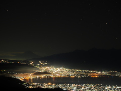 高ボッチ高原　夜明け前