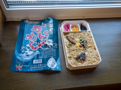 長万部駅　かにめし