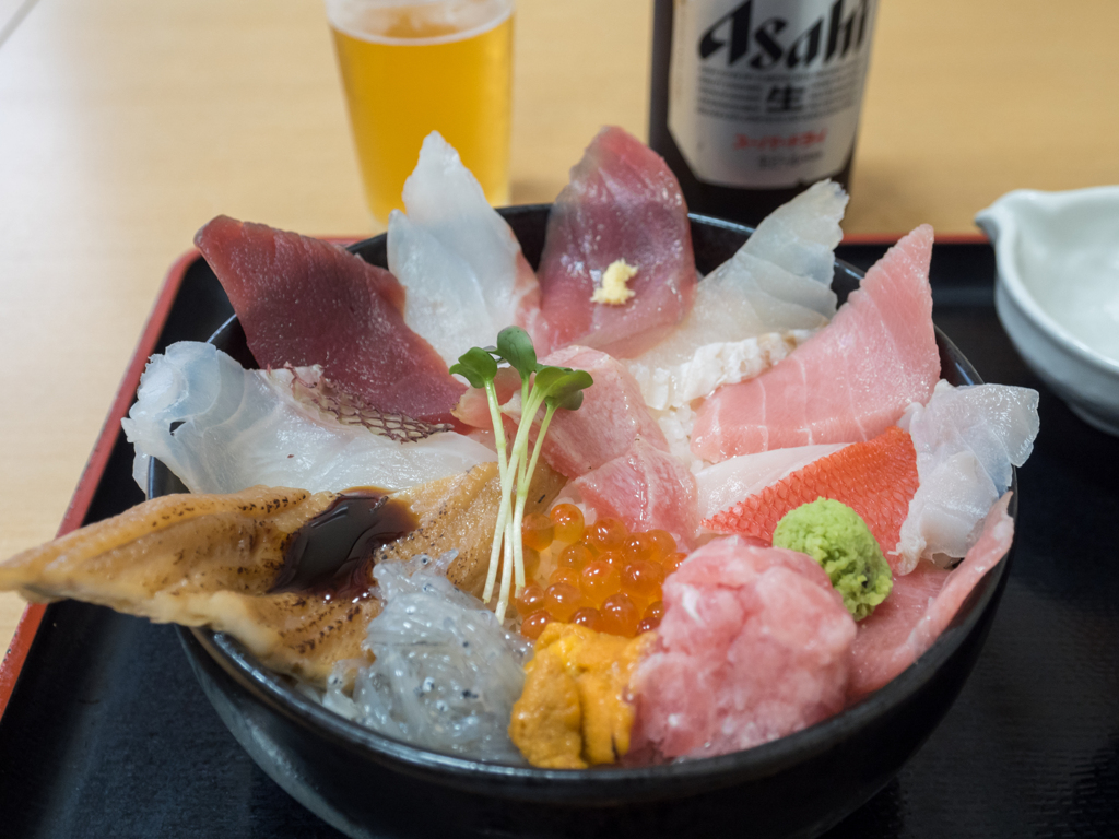 那珂湊スペシャル丼（海老→炙りトロ差し替え）
