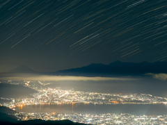 高ボッチ高原　ライブコンポジット