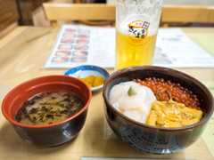 函館　三色丼