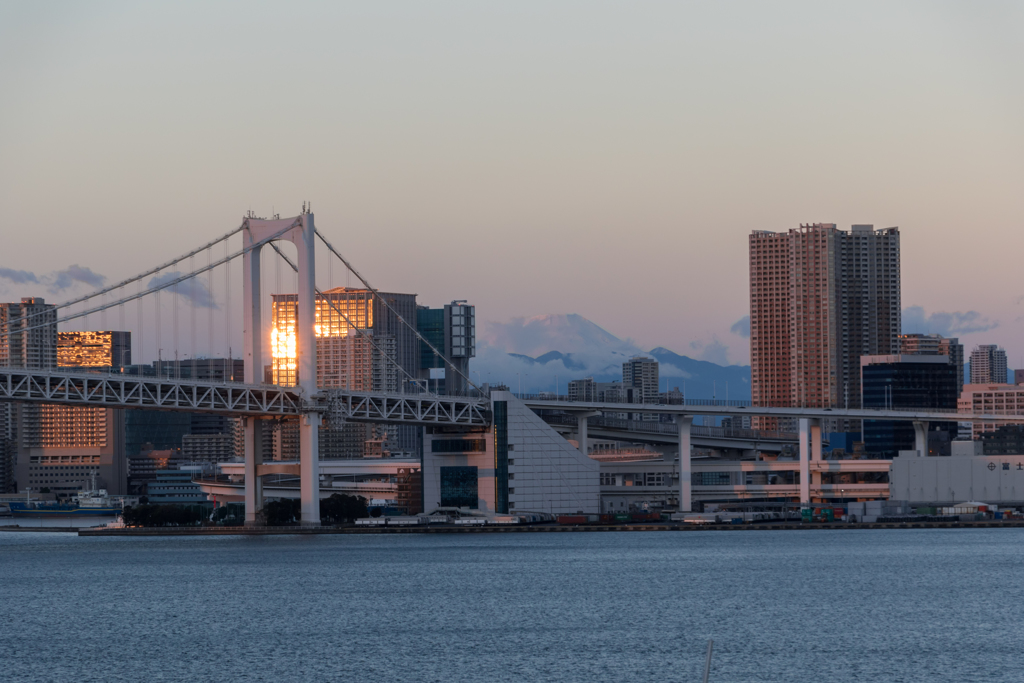 東京港の日の出　１