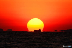 だるま夕日