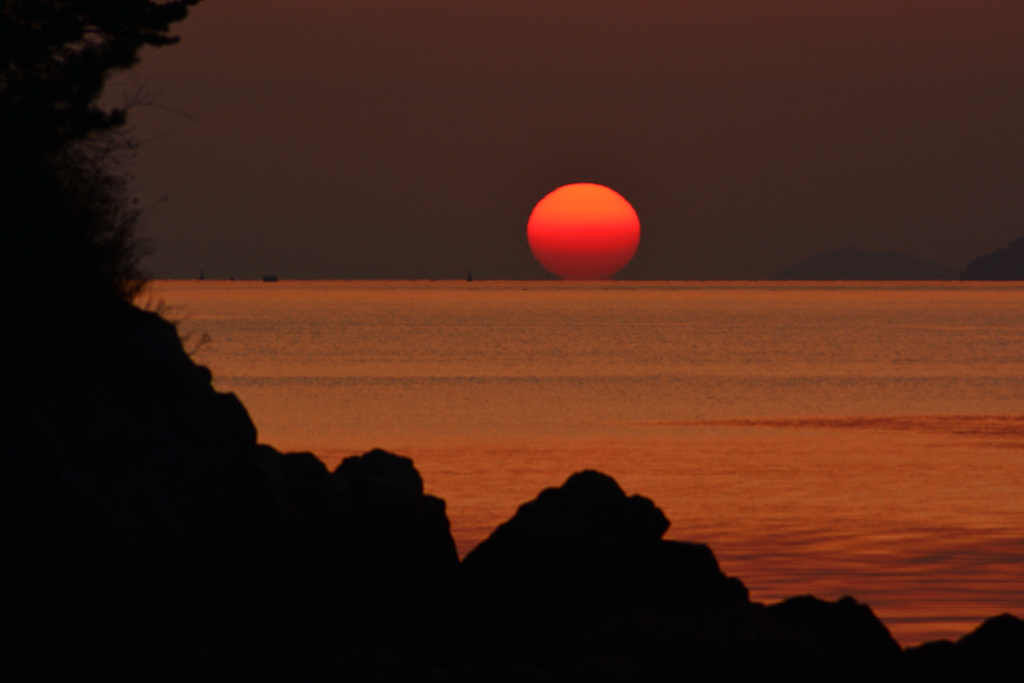 だるま夕日