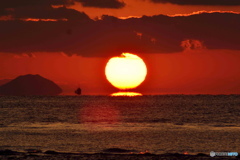だるま夕日