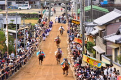 お供馬の走り込み祭り