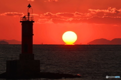 だるま夕日