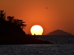 だるま夕日