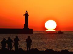 だるま夕日