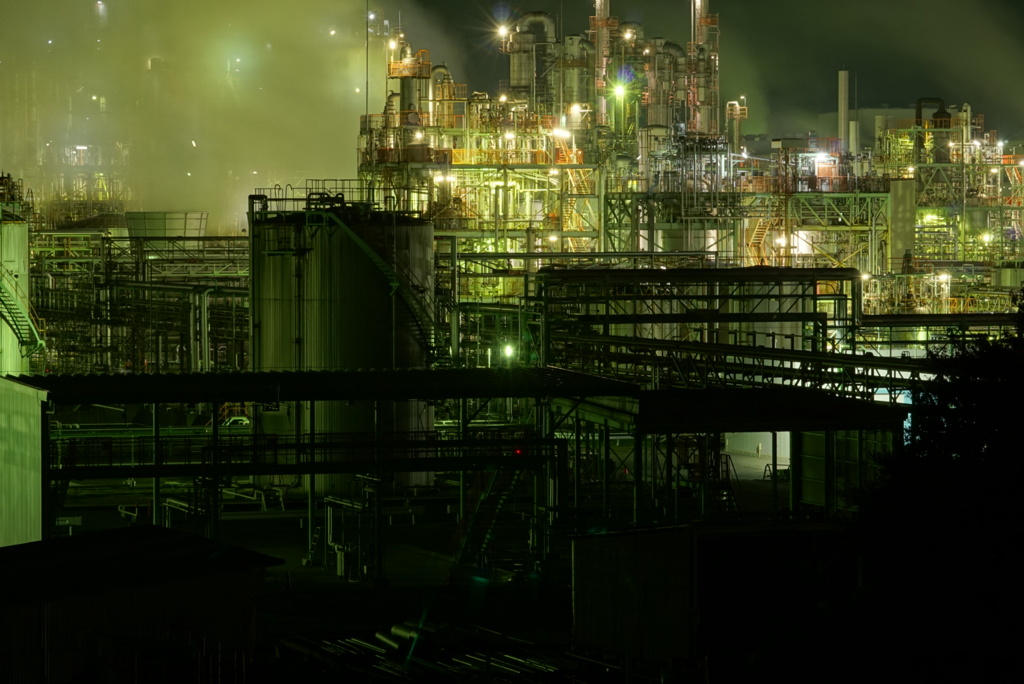 工場夜景5(日本触媒姫路製造所)