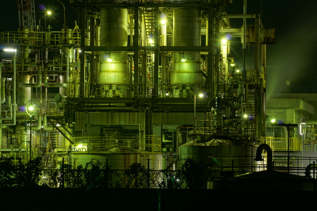 工場夜景(ダイセル化学姫路製造所)
