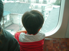 電車の窓から〜♪