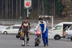 レースの後に