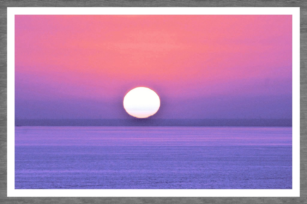 夕日