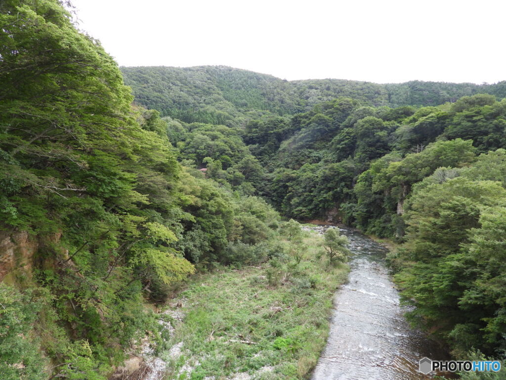 小原スパッシュランドパーク大吊橋 【反対側】