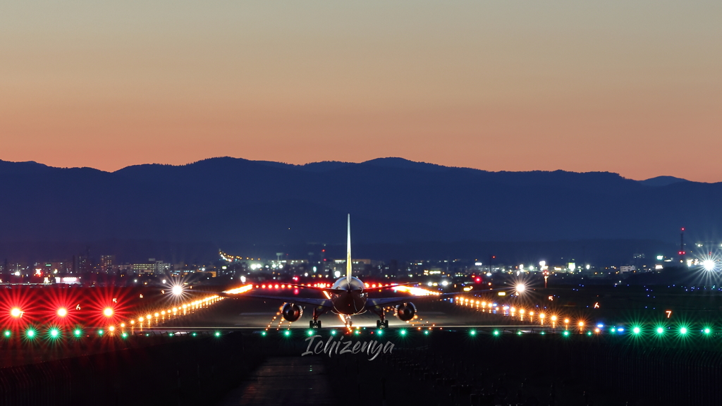 旭川空港・夜景