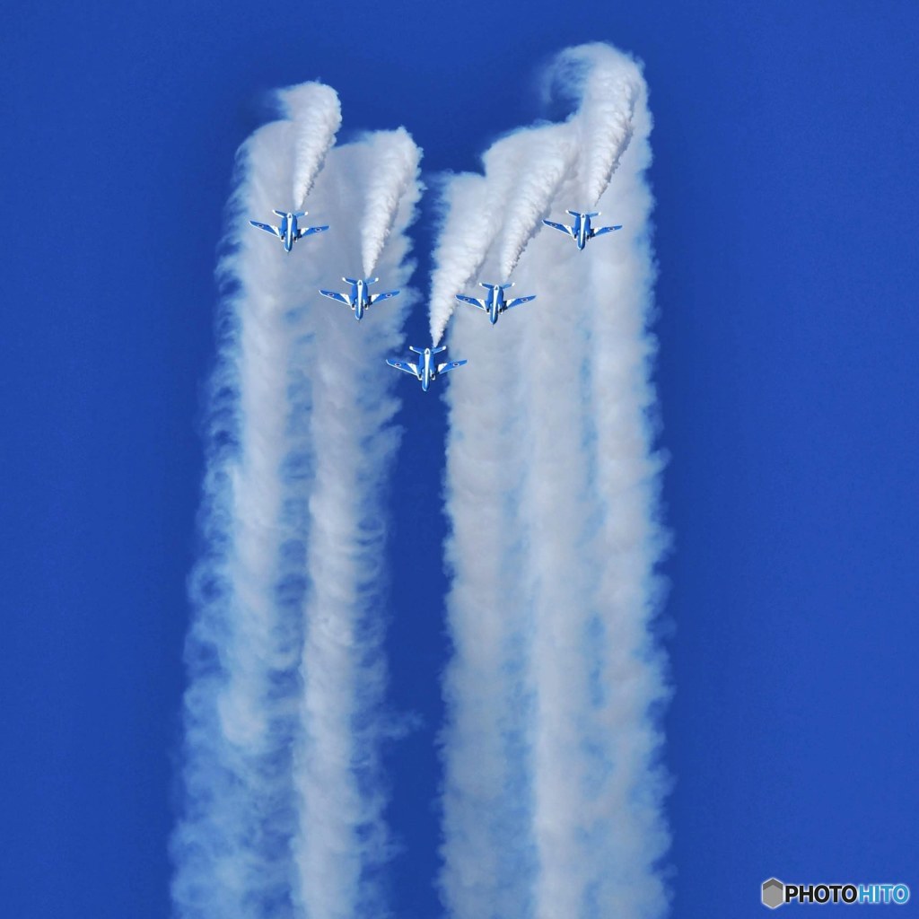 青空のブルーインパルス