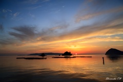 夕景　阿武町