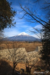我が故郷の富士《冬》