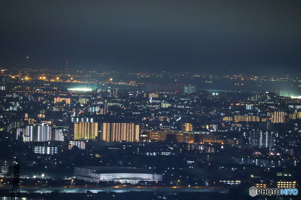 初夜景撮影