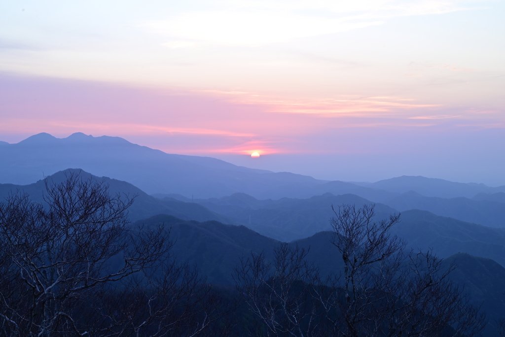 高原の朝